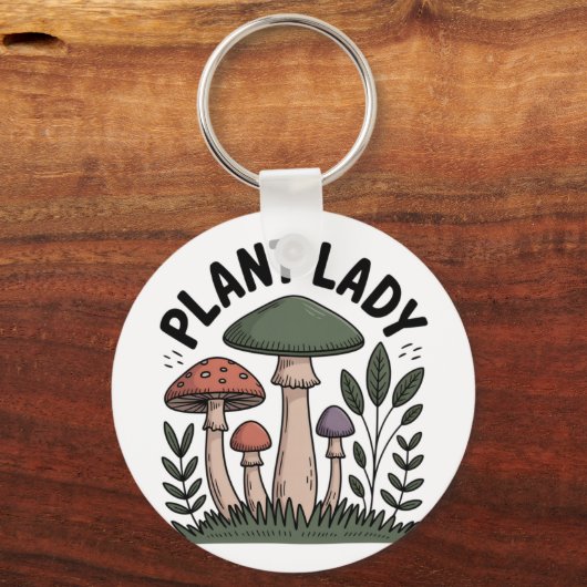Plant Lady Sleutelhanger (Achterkant)