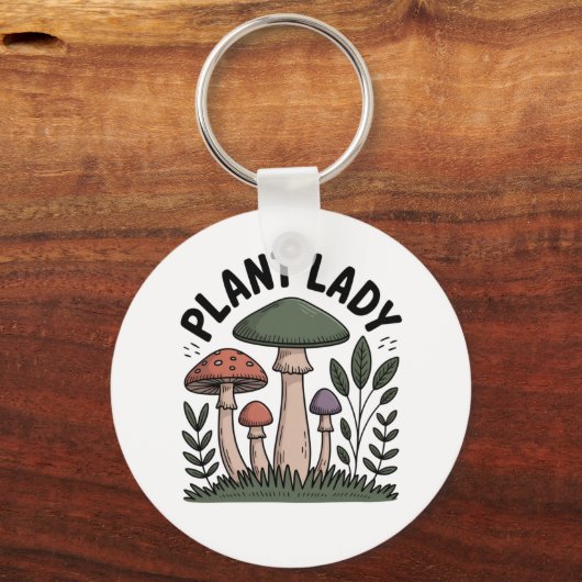 Plant Lady Sleutelhanger (Voorkant)