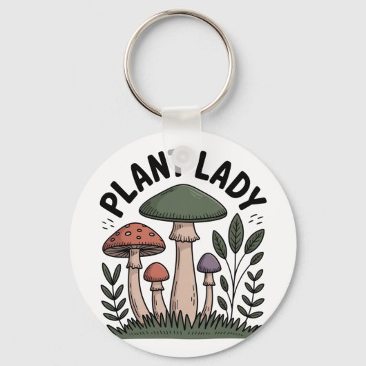 Plant Lady Sleutelhanger (Achterkant)