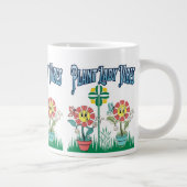 Plant Lady Vibes Coffee Mok | Schattigee Mok (Rechts)