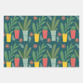 Plant Lady Wrapping Paper Flat Sheet Set 3 (Voorkant 3)