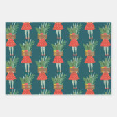 Plant Lady Wrapping Paper Flat Sheet Set 3 (Voorkant)