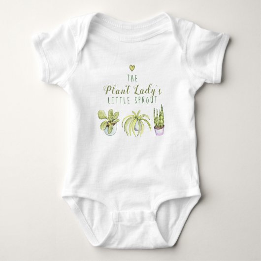 Plant Lady's Little Sprout Romper (Voorkant)