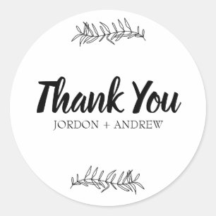 Plant Leaf Roma Minimalist Sticker