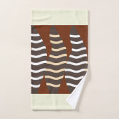 Plant Leaves Abstract Bad Handdoek (Handdoek)