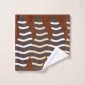 Plant Leaves Abstract Bad Handdoek (Wasdoekje)