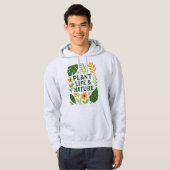 Plant leven & Natuur – Botanisch ontwerp Hoodie (Voorkant volledig)