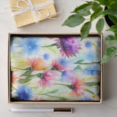 Plant Levendige Bachelor's Button Flowers Tissuepapier (Geschenk)