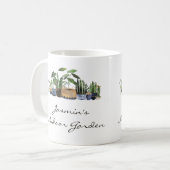 Plant liefhebbers groene kamerplanten gepersonalis koffiemok (Voorkant links)