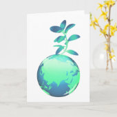 Plant Life Wenskaart Kaart (Gele Bloem)