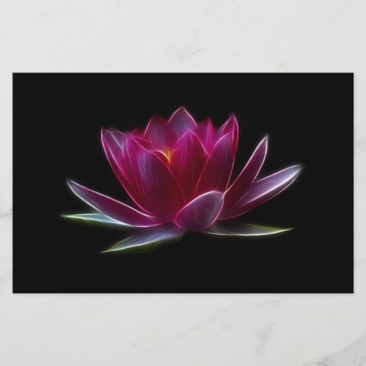 Plant Lotus Flower Water Briefpapier (Voorkant)