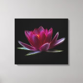 Plant Lotus Flower Water Canvas Afdruk (Voorkant)