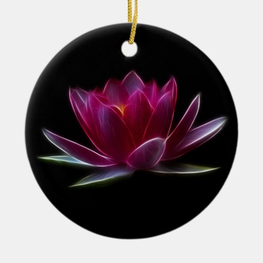 Plant Lotus Flower Water Keramisch Ornament (Voorkant)