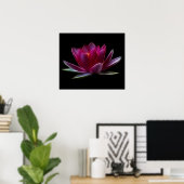 Plant Lotus Flower Water Poster (Thuiskantoor)