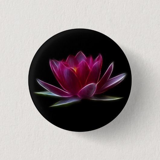 Plant Lotus Flower Water Ronde Button 3,2 Cm (Voorkant)