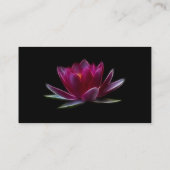 Plant Lotus Flower Water Visitekaartje (Achterkant)