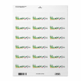 Plant Lover-adreslabel Etiket