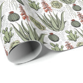 Plant Lover Aloë Vera Succulenten Cactus Natuur Cadeaupapier (Rol Hoek)