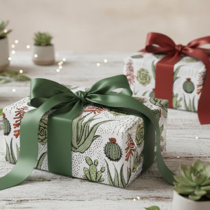 Plant Lover Aloë Vera Succulenten Cactus Natuur Cadeaupapier