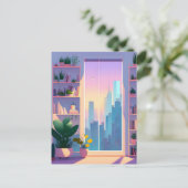 Plant Lover Appartement, Postcrossing Briefkaart (Staand voorkant)