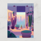 Plant Lover Appartement, Postcrossing Briefkaart (Voorkant)