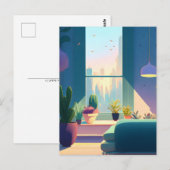 Plant Lover Appartement, Postcrossing Briefkaart (Voorkant / Achterkant)