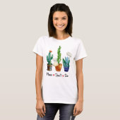 Plant Lover Boho Gift T-shirt (Voorkant volledig)