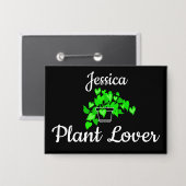 Plant Lover Button (Voorkant / Achterkant)