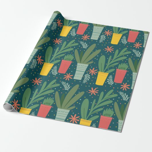 Plant Lover Cadeaupapier (Uitgerold)