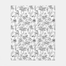 Plant Lover Gift Blanket gepersonaliseerd