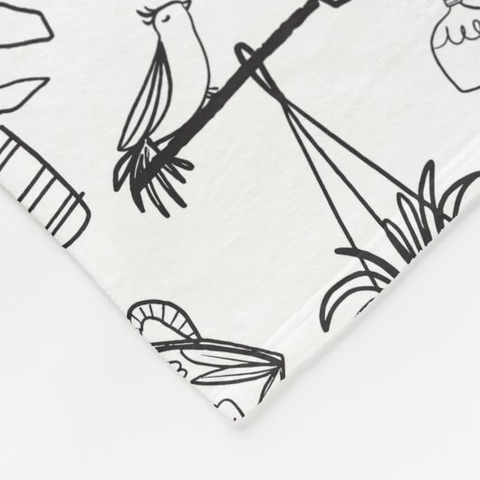 Plant Lover Gift Blanket gepersonaliseerd Fleece Deken (Hoek)