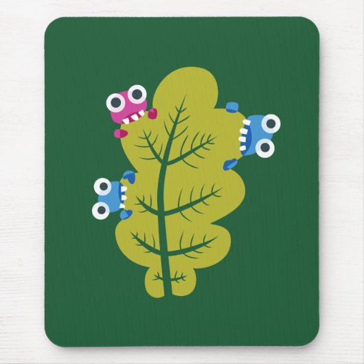 Plant Lover Kawaii Cute Funny Muismat (Voorkant)