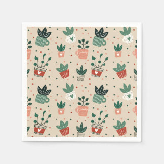 Plant Lover Paper Napkins Servet