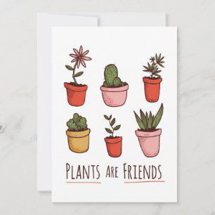 Plant Lover Planten zijn vrienden Bedankkaart