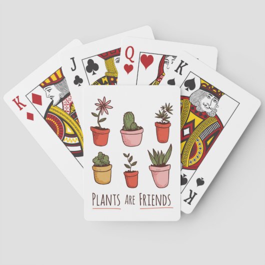 Plant Lover Planten zijn vrienden Pokerkaarten (Achterkant)