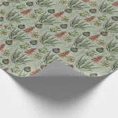 Plant Lover Sage Groene Aloë Vera Succulenten Cact Cadeaupapier (Hoek)