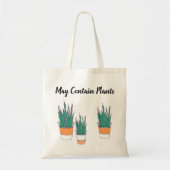  Plant Lover Snake Plant Canvas tas (Voorkant)