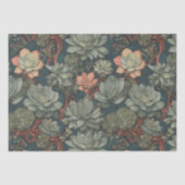 Plant Lover Succulenten Patroon Tissuepapier (Voorkant)