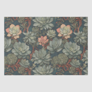Plant Lover Succulenten Patroon Tissuepapier