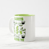 Plant Lover Tweekleurige Koffiemok (Voorkant links)