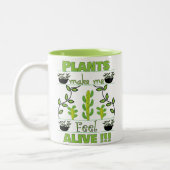 Plant Lover Tweekleurige Koffiemok (Links)
