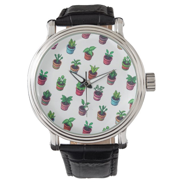 Plant Lover Watch Horloge (Voorkant)