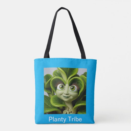 Plant Lovers Canvas tas (Achterkant)