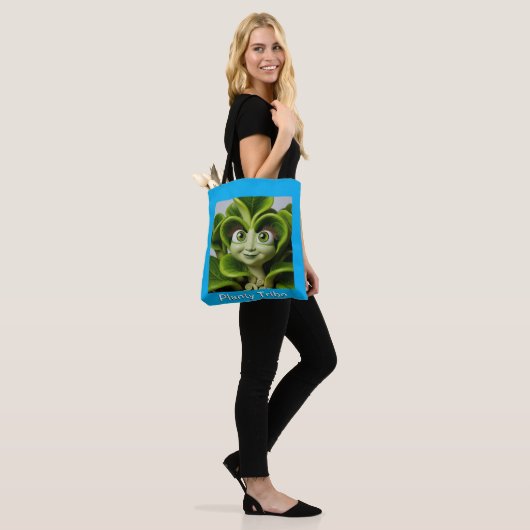 Plant Lovers Canvas tas (Op model)