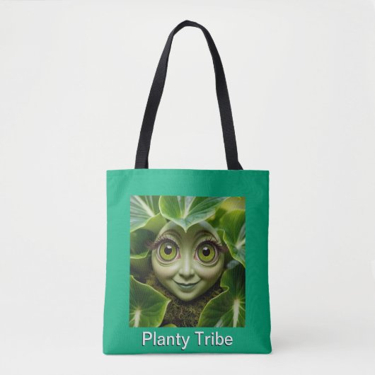 Plant Lovers Canvas tas (Voorkant)
