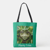 Plant Lovers Canvas tas (Achterkant)