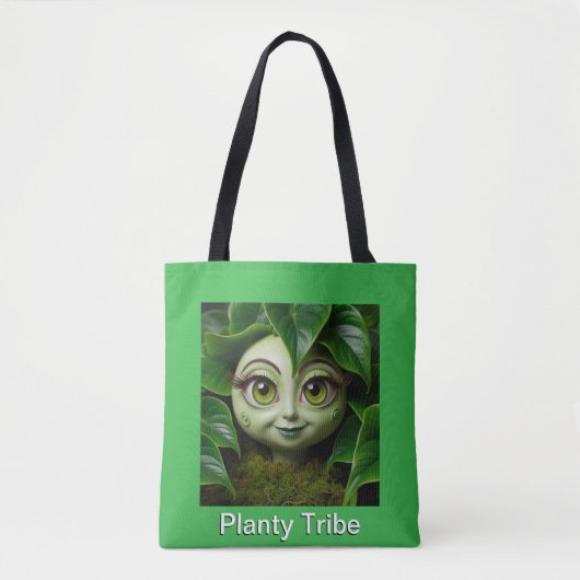 Plant Lovers Canvas tas (Voorkant)