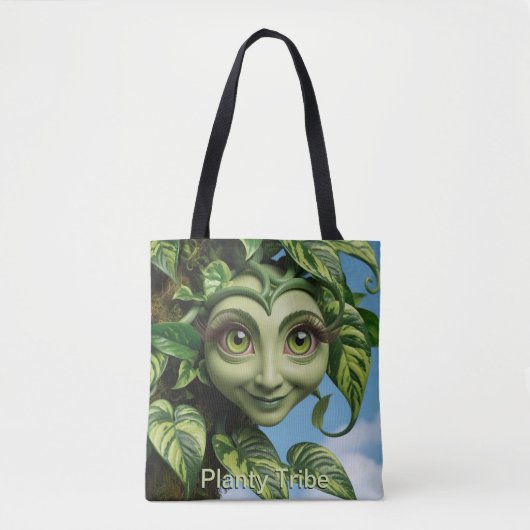 Plant Lovers Canvas tas (Voorkant)