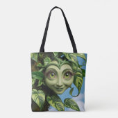 Plant Lovers Canvas tas (Achterkant)