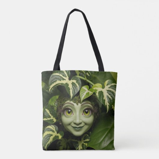 Plant Lovers Canvas tas (Achterkant)